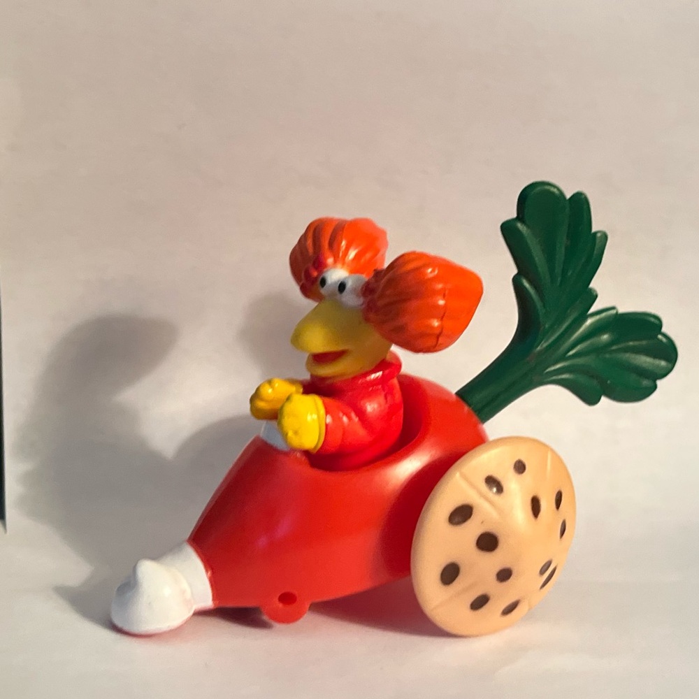 Muppets Fraggle Rock McDonalds Happy Meal Toy - Red in Radish Car - 1987